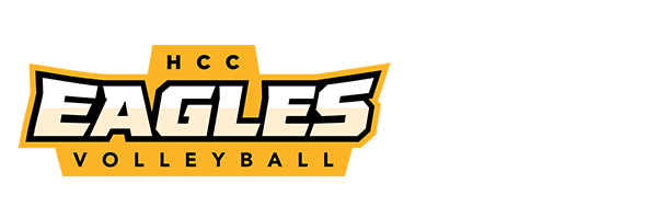 volleyball logo, club sports volleyball logo, hcc volleyball logo